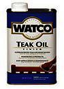   Watco Teak Oil Finish.